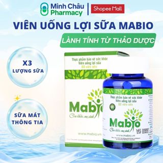 Viên uống lợi sữa Mabio giúp lợi sữa, giảm nguy cơ tắc tuyến sữa - Combo 2 Mabio tặng quà