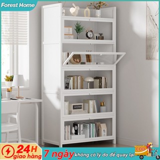 nhiều tầng kệ sách Tủ sách lưu trữ chống bụi trong suố nhiều lớp tủ trưng bày cao từ trần đến sàn, tủ sách kính acrylic