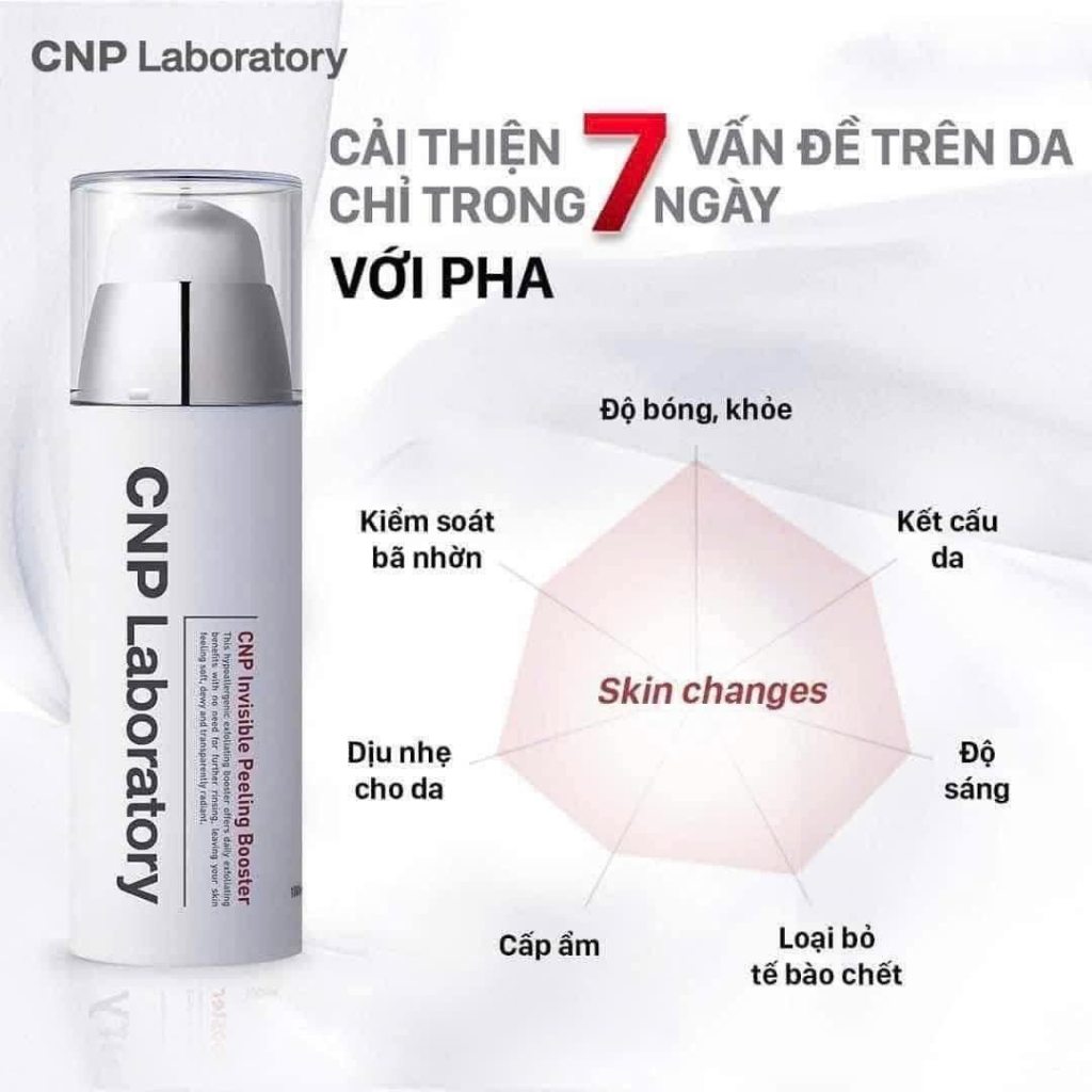 Tẩy da chết hoá học CNP Laboratory Invisible Peeling Booster 100ml