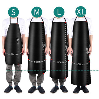 Tạp dề chống thấm nước và dầu cho nhà bếp Canteen Meal Tạp dề da PVC dài