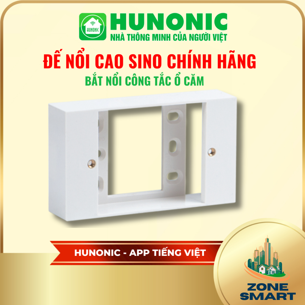 Đế nổi cao SINO vanlock chất lượng cao - Bắt nổi Ổ điện, Công tắc