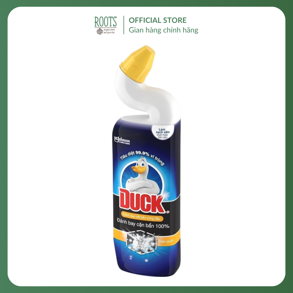 (Ship hỏa tốc) DUCK - Nước Tẩy Đánh Bay Cặn Bẩn Hương Cam Quýt, Toilet & Bathroom Cleaner, Citrus Bu