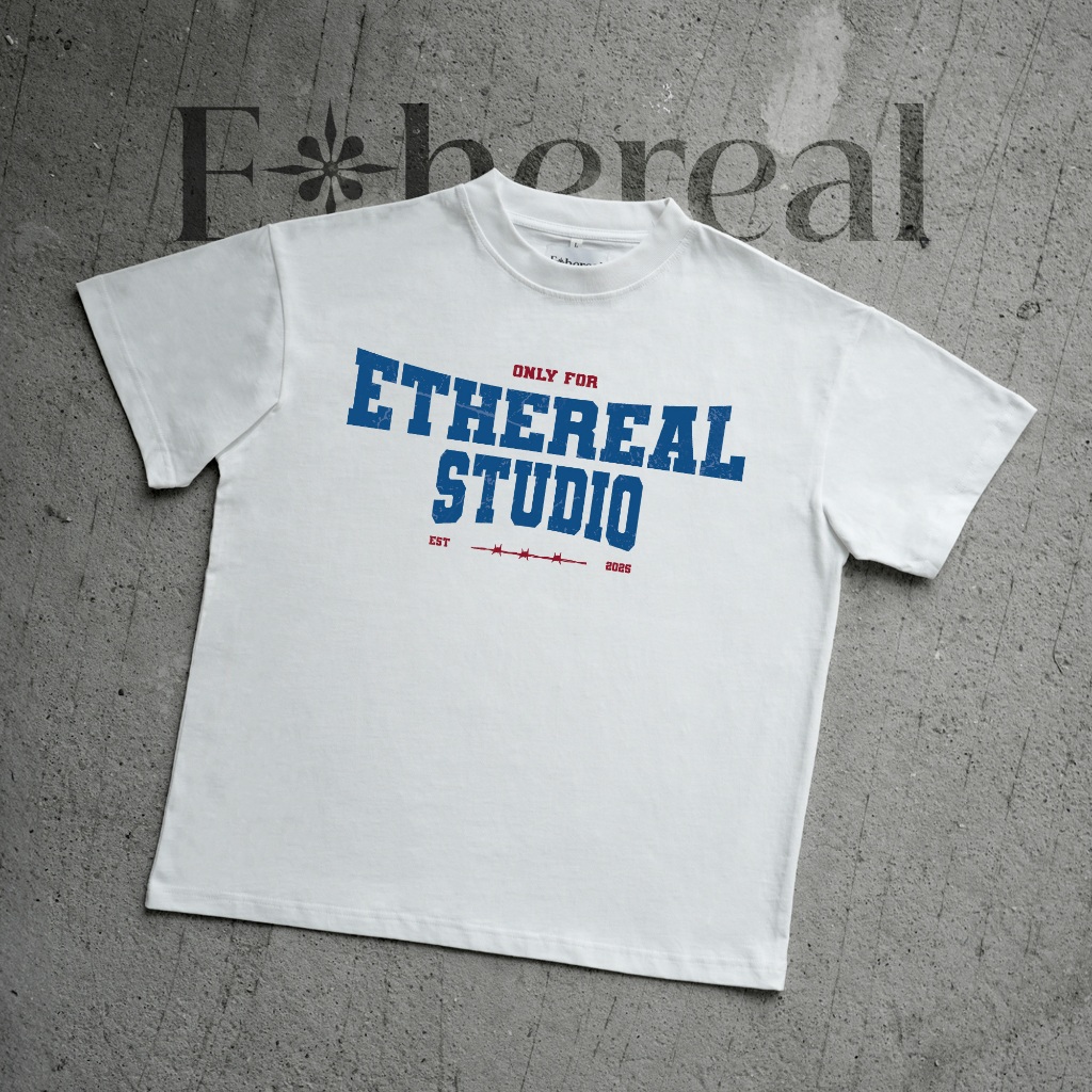 Áo phông Unisex Oversize Boxy local brand Chính Hãng cotton 100% " Only For Ethereal " | Ethereal ® 