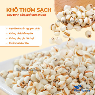 Hạt y dĩ 100g, ý dĩ nếp, hạt bo bo, thơm, bùi, dùng nấu cháo, chè, hầm gà, pha trà, làm bánh