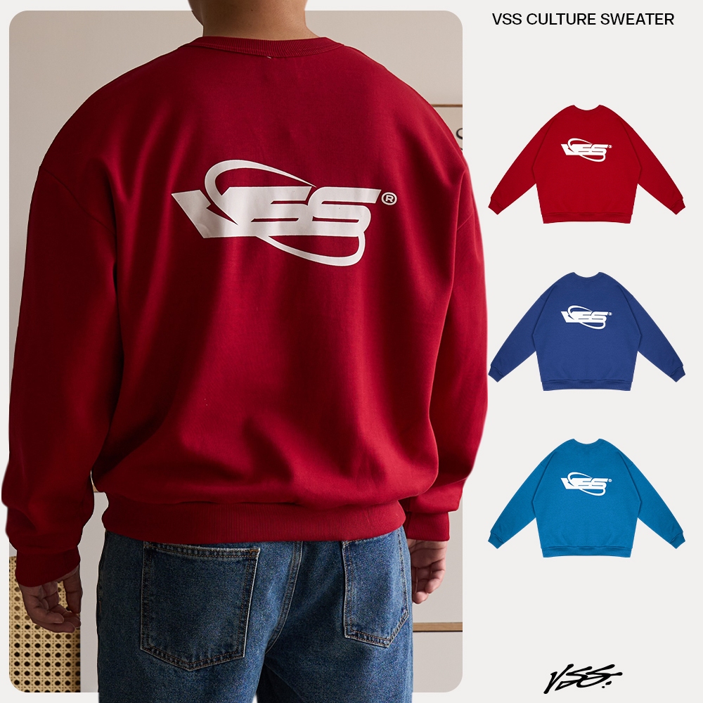 Áo Sweater Nỉ 2 Da Local Brand Chính Hãng VSS Cotton 100% Cổ Tròn Form Boxy Oversize Unisex - VSW03