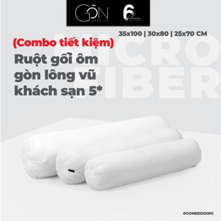 Ruột Gối Ôm Gòn Lông Vũ Gòn Bedding Tiêu Chuẩn Khách Sạn 5* 35x100 cm | 30x80 cm | 25x70 cm