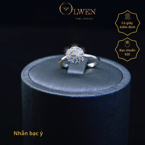 NHẪN BẠC Ý - OLWEN FINE JEWELRY - NM61.