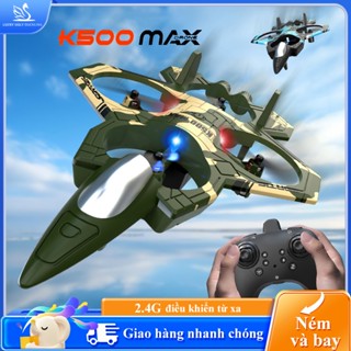  Máy bay chiến đấu K500Max Quadcopter Drone Stunt Light RC Airplane bốn kênh lơ lửng ở độ cao lớn lăn hiệu ứng đặc biệt 