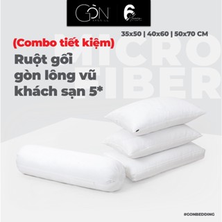 Ruột Gối Gòn Lông Vũ Gòn Bedding Gối Nằm & Gối Ôm Tiêu Chuẩn Khách Sạn 5* 50x70 & 35x100