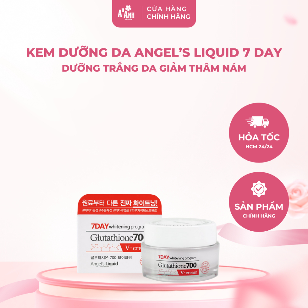 Kem Dưỡng Angel's Liquid 7 Day Glutathione 700 V-Cream