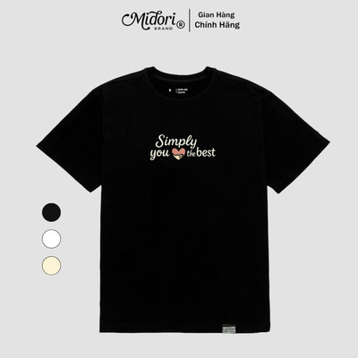 Áo Thun Nam Nữ SIMPLY Thoáng Mát Unisex Phông Tay Lỡ Cổ Tròn Cotton Thời Trang | LocalBrand M STUDIO
