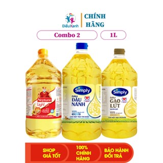 [ Chai 2L ] Dầu Ăn Simply Đậu Nành, Neptune Light, Simply Gạo Lứt