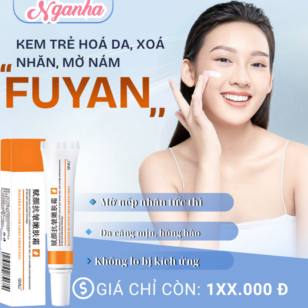 Kem Dưỡng Da Trẻ Hóa FUYAN – Xóa Nhăn, Mờ Nám, Làm Sáng Da, Căng Bóng, Dưỡng Ẩm Hiệu Quả