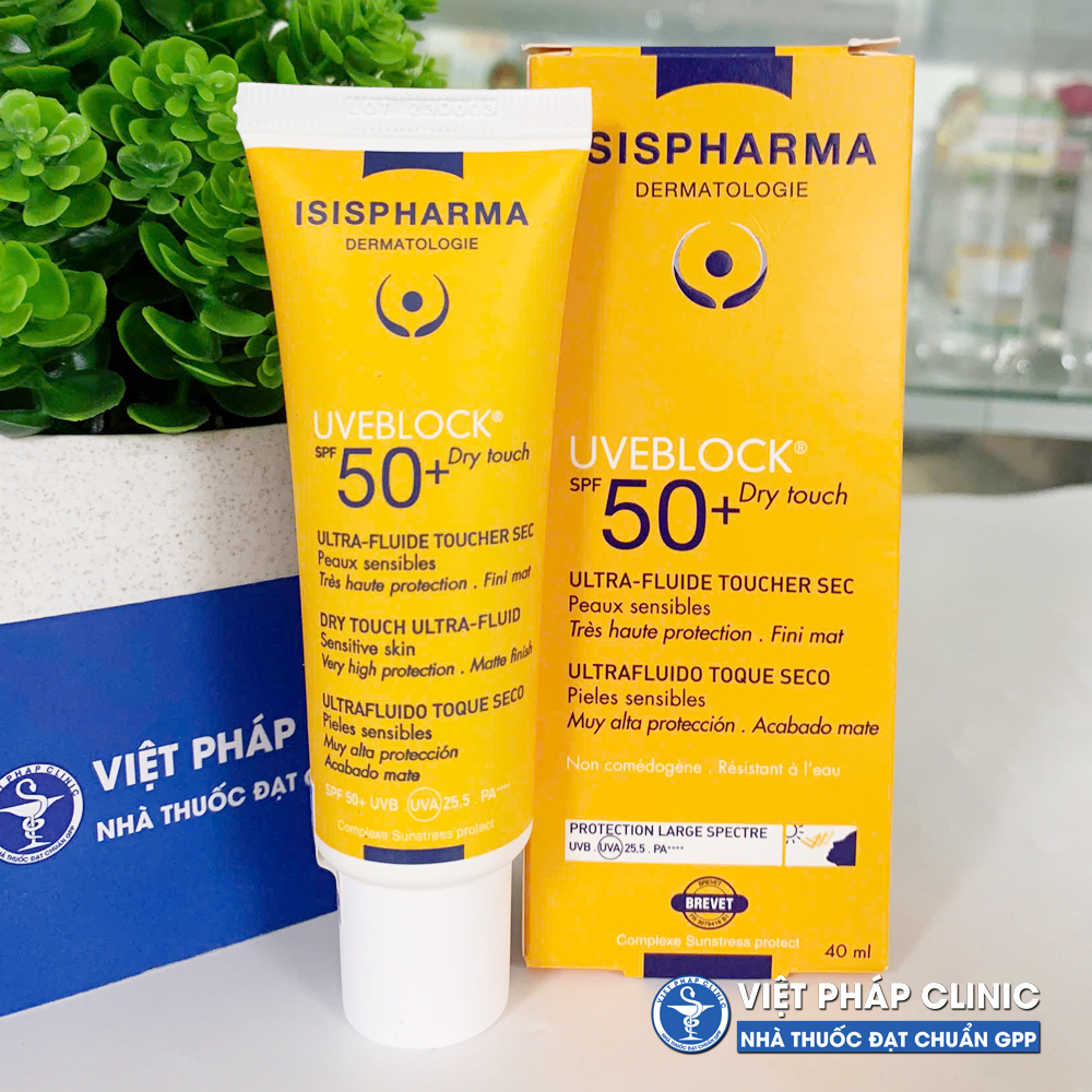 Kem chống nắng khoáng chất ISIS PHARMA UVEBLOCK