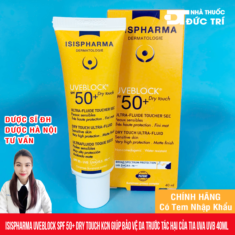 [CHÍNH HÃNG] Kem chống nắng khoáng chất ISIS PHARMA UVEBLOCK
