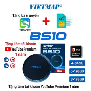  Android Box Ô Tô VIETMAP BS10 dành cho màn hình zin TẶNG KÈM Dẫn Đường Vietmap Live  Chính Hãng  