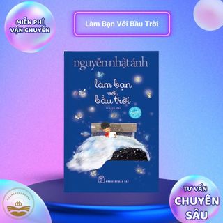 Sách gốc bản quyền - làm bạn với bầu trời - tặng kèm khung hình xinh xắn