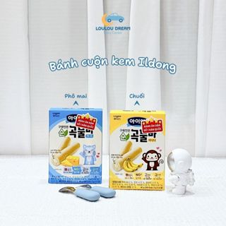 Bánh cuộn ngũ cốc Ildong Hàn Quốc cho bé ăn dặm
