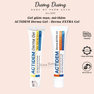 Gel giảm mụn, mờ thâm ACTIDEM Derma Gel và Derma EXTRA Gel 18g