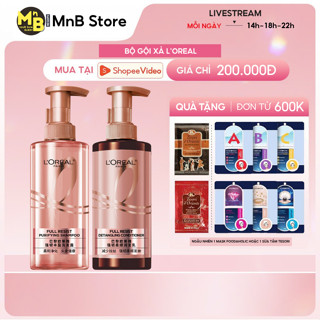  Bộ Đôi Dầu Gội Ngăn Ngừa Giảm Gãy Rụng Và Giúp Tóc Chắc Khỏe Hơn L’Oréal Paris Elseve 440ml 