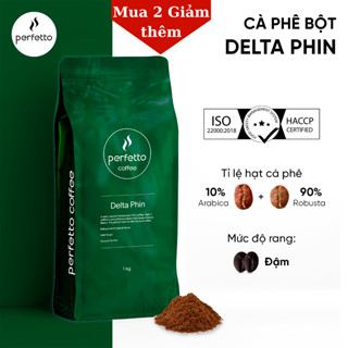  Cà Phê BỘT Delta Pha Phin 1kg – 90% Robusta | 10% Arabica – Cà Phê Nguyên Chất 