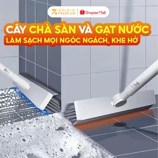 Cây chà sàn nhà tắm, chổi cọ sàn và gạt nước 2 trong 1 Zolele C1