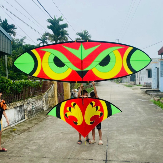 Diều sáo 4m lắp ghép giá rẻ full nan carbon đã độ sẵn vai và nan