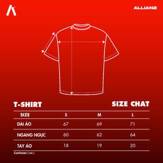 Áo Thun Allianz Basic Form Áo Regular Fit Chất liệu Cotton 100%