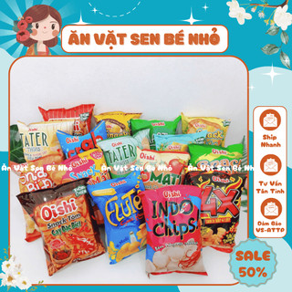   GÓI KHỔNG LỒ 68G  Bim bim Oishi đủ vị hàng chính hãng Đồ ăn vặt 