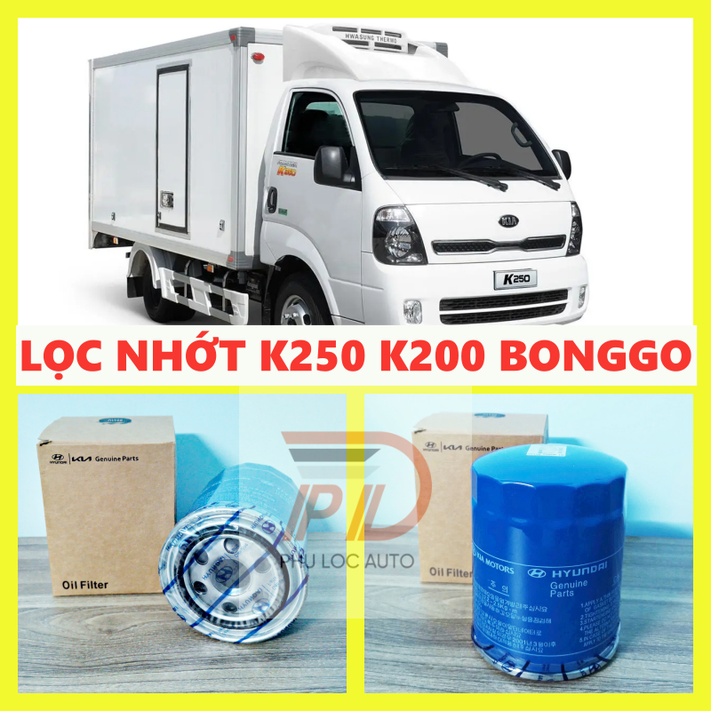 Lọc nhớt xe tải THACO KIA K200 K250 K150 K250L BONGGO 3 1T 1T9 loại tốt