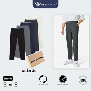 Quần tây nam DWIN dáng baggy vải âu cao cấp không xù co dãn hàn quốc xuông ống rộng