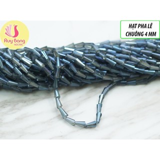 Hạt pha lê chuông 4mm, bán theo dây dùng đính phụ kiện tóc, đính váy áo, dây đá đính trang trí