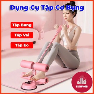 Dụng cụ tập cơ bụng tại nhà đa năng , dây tập cơ bụng eo gym đồ dùng thể thao  có đế hút chân không trụ chữ t gập bụng