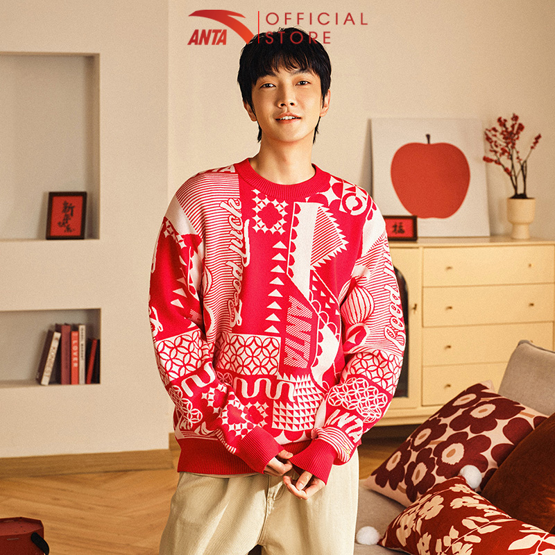 ANTA Nam Good Things Happen Áo len Knitwear 1525A8704