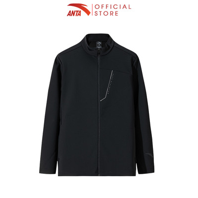 ANTA Nam Training Áo khoác thể thao dệt kim Knitted Track Top 1524D7725S