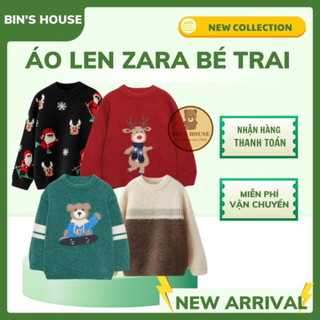  Áo len dày Zara xuất dư cho bé sz 9m-6y 