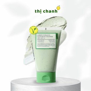  Sữa Rửa Mặt Đất Sét Chiết Xuất Cà Chua Xanh Sạch Sâu Loại Bỏ Bã Nhờn FULLY Green Tomato Clay Mask Cleanser 