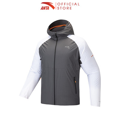 ANTA Nam Advanced Run Áo khoác thể thao vải dệt Woven Track Top 1524D5603