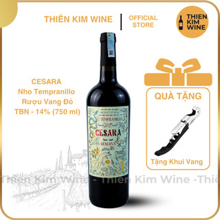 [Chính Hãng] - Rượu Vang Đỏ Tây Ban Nha CESARA Tempranillo - 750 ml (14%)