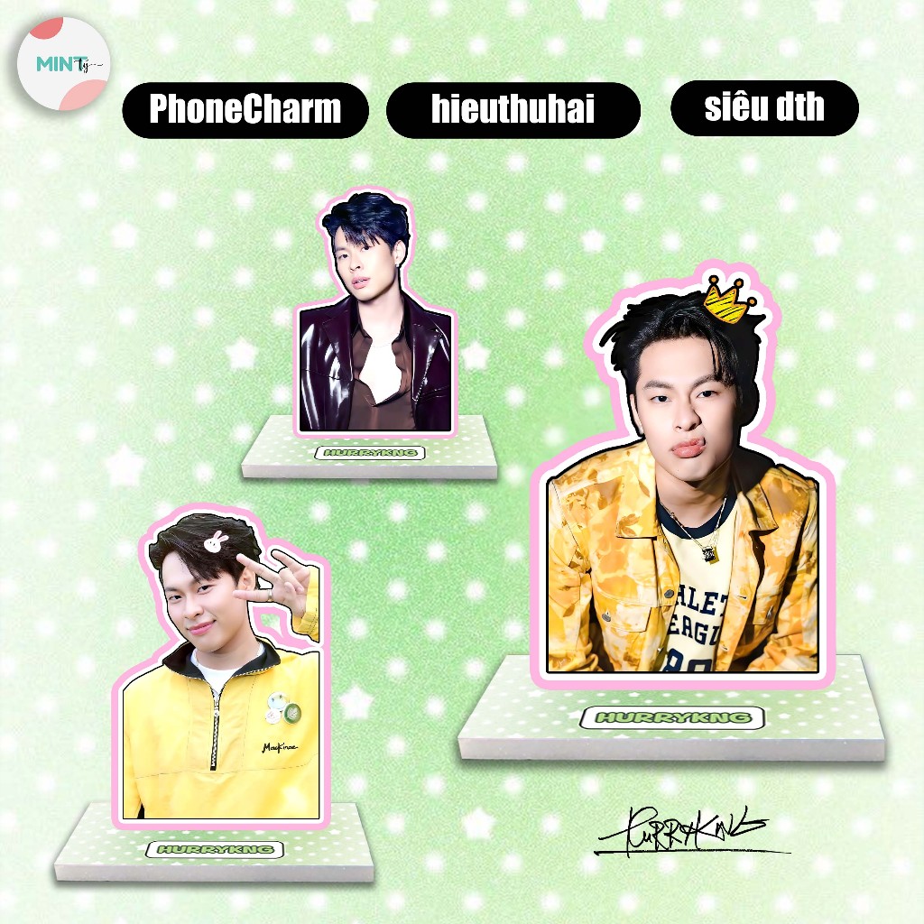 [Handmade] Thần tượng thu nhỏ ATSH - Mini Standee [Xốp cứng] IDOL HurryKng - hurry khang