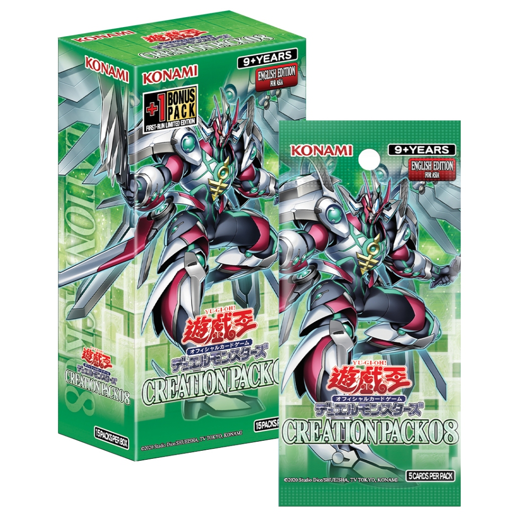 [Hàng có sẵn] Sản phẩm Yugioh Creation Pack 08 (CR08) AE