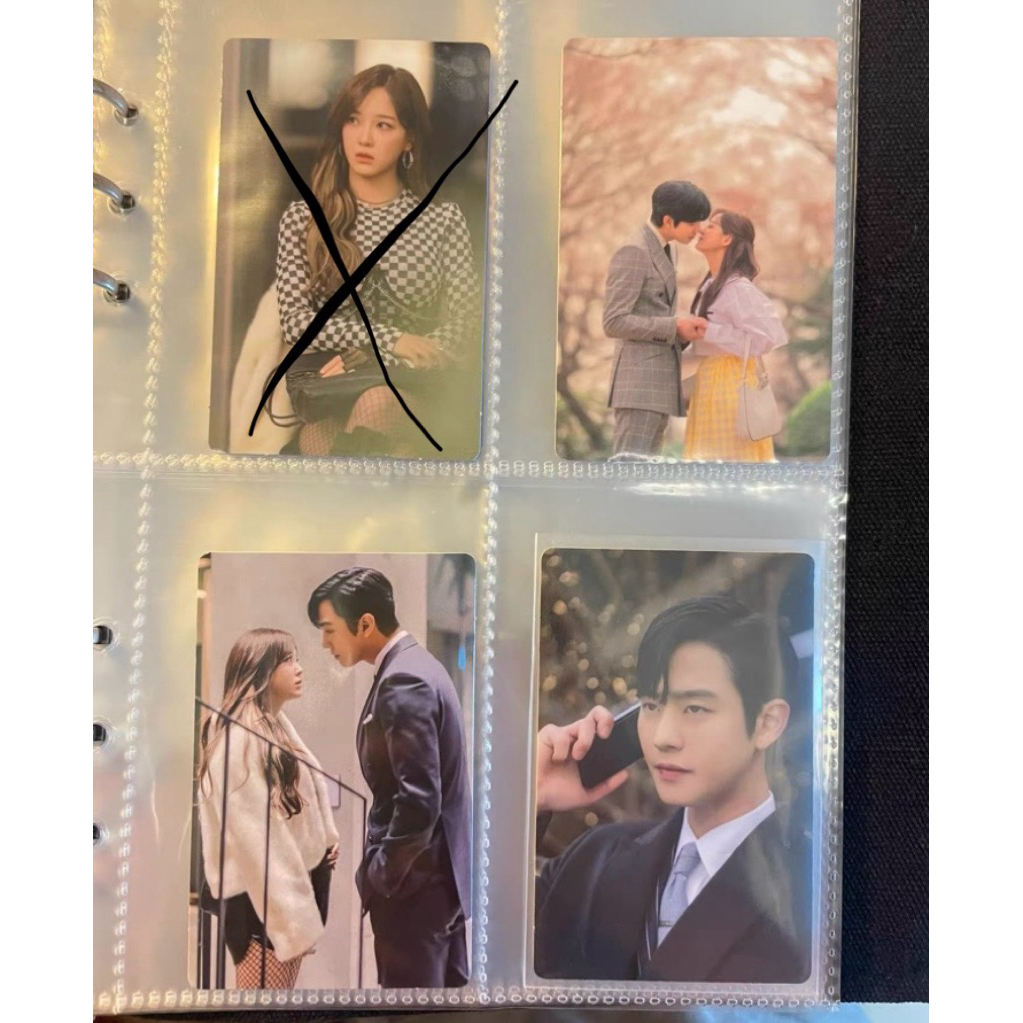 Ahn HyoSeop/Kim SeJeomg share card/ảnh thẻ và tấm lyrics Album ost phim Hẹn hò chốn công sở Business