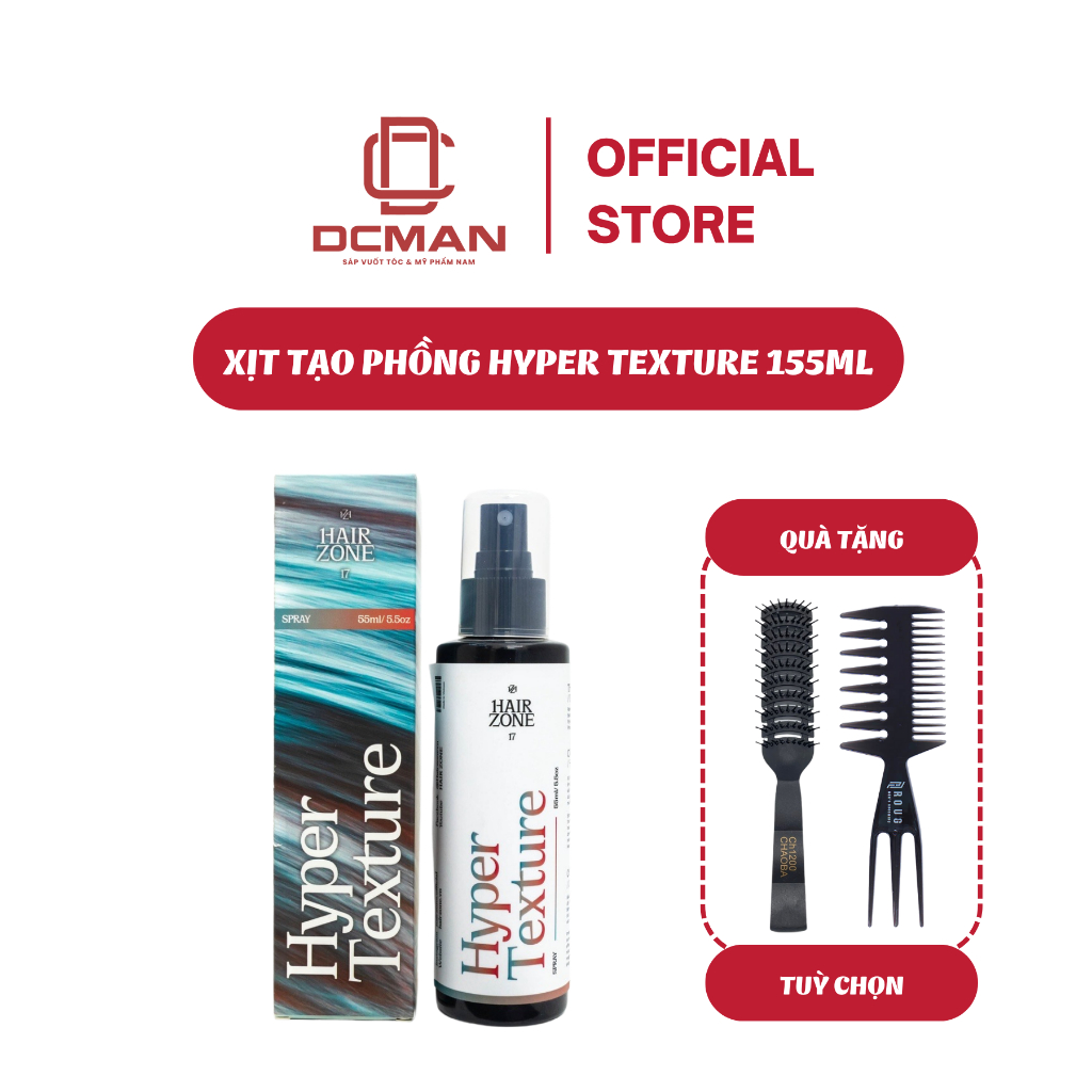 Xịt Tạo Phồng Tóc Hyper Texture Pre-Styling by Hair Zone 155Ml Chính Hãng