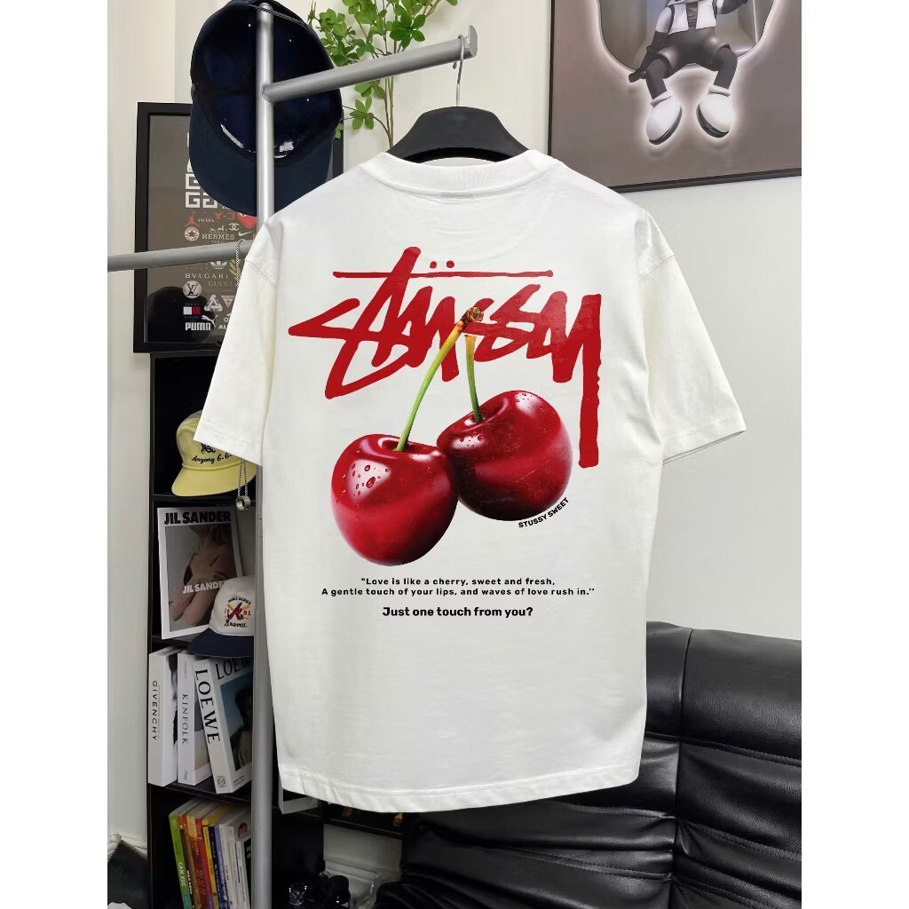 Áo Thun  Sweet Cherry Unisex form rộng cotton su thoáng mát