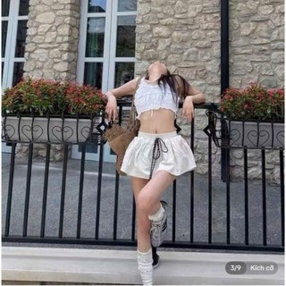 Quần Đùi Nữ Cạp Chun Lưng Cao Tôn Dáng Chất Liệu Thoáng Mát Cho Mùa Hè D0005