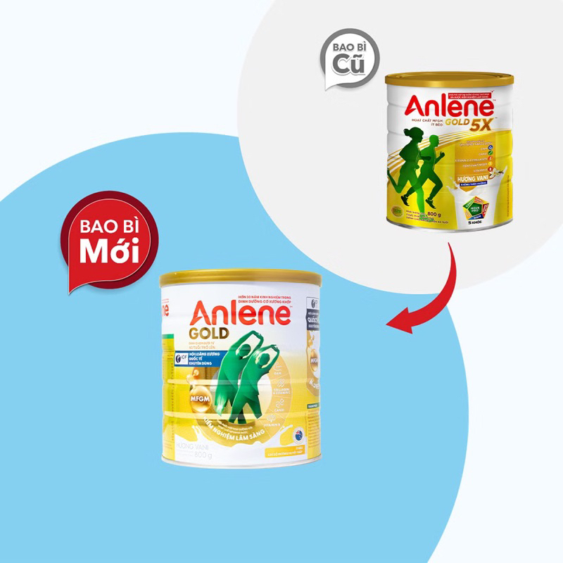 Sữa bột Anlene gold 800g