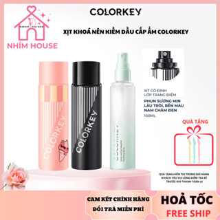  COLORKEY Xịt Khóa MakeUp Colorkey Xịt trang điểm Dưỡng Ẩm Lâu Trôi 100ml | NHÍM HOUSE 