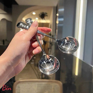Sét 5 Thìa Inox in Hình POCHACO Dễ Thương - Thìa Cán Dài