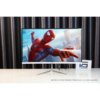  Màn Hình Gaming Yunsi Y240Q8 Cong  23.8" FHD 100Hz 1ms VGA HDMI  Đen   Trắng chính hãng BH 24T 