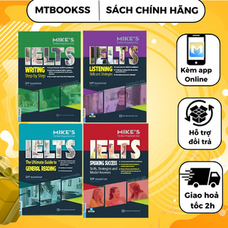 Sách - Combo Trọn Bộ 4 cuốn General Ielts Mike